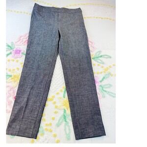 Talbots Chatham Ankle Pants Women Size 10 Gray Stretch Career Work